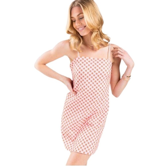 Francesca’s Mi Ami Evalyn Allover Eyelet Mini Dress M/L - Picture 1 of 8